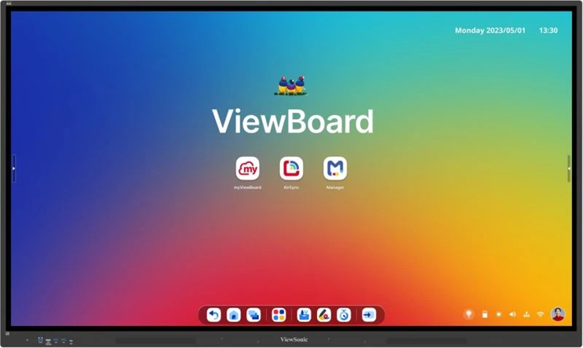 ViewSonic IFP8634 ViewBoard - 86 Zoll - 450 cd/m² - 4K - Ultra-HD - 3840x2160 Pixel - Android 14 EDLA- 40 Punkt - Touch Display 