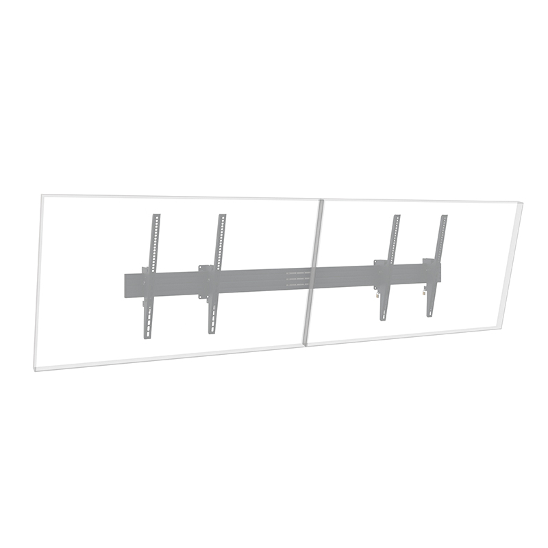 Hagor CPS Wall - Menuboard - Wandhalterung - 2 x 55 - 65 Zoll - VESA 800x600mm - bis 100kg - Schwarz