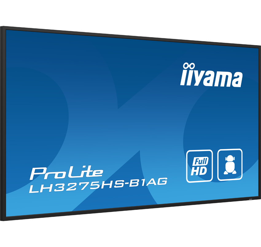 iiyama ProLite LH3275HS-B1AG - 32 inch - 500 cd/m² - Full-HD - 1920x1080 pixels - 24/7 - Android - Display