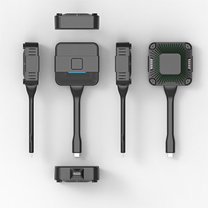 Kindermann Eshare USB-C Dongle 4K - Kompatibel mit Kindermann Touchdisplays mit Eshare BYOD Software - 3053000003