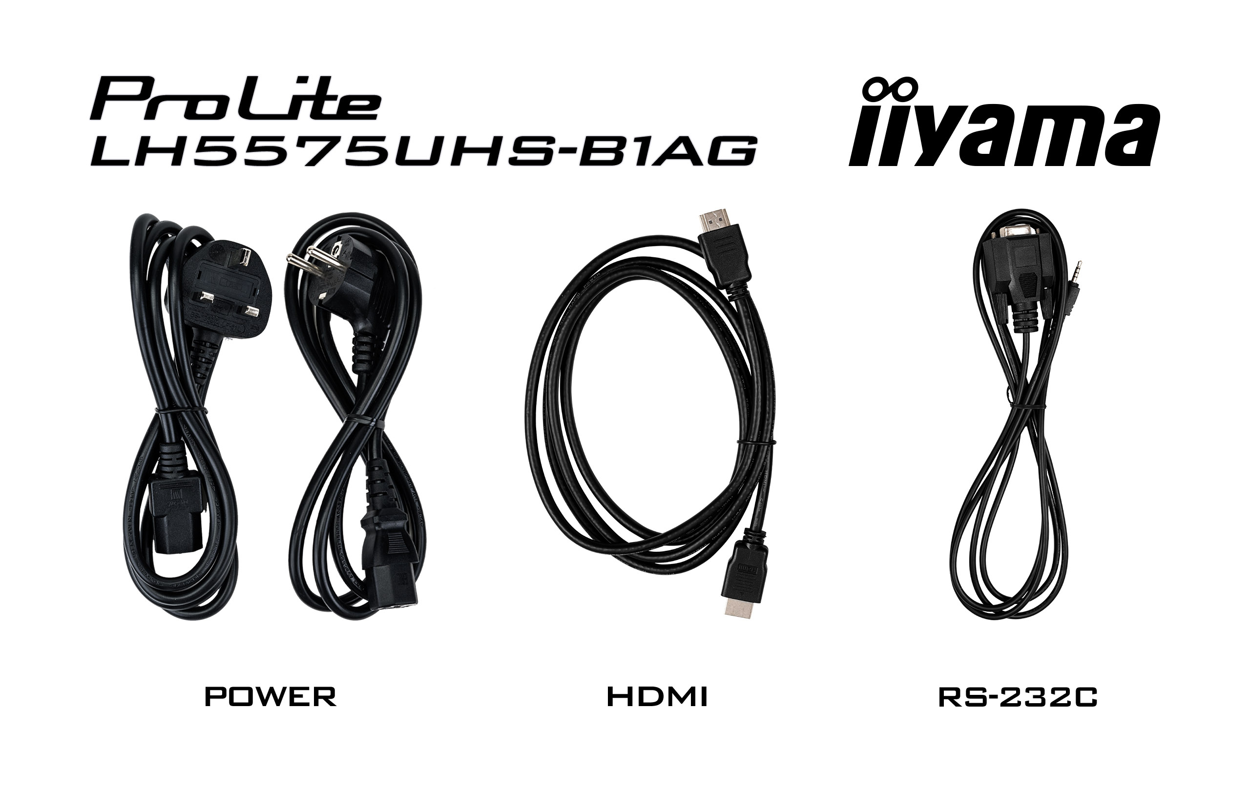 iiyama ProLite LH5575UHS-B1AG - 55 inch - 500 cd/m² - 4K - Ultra-HD - 3840x2160 pixels - 24/7 - Android - Display - Black