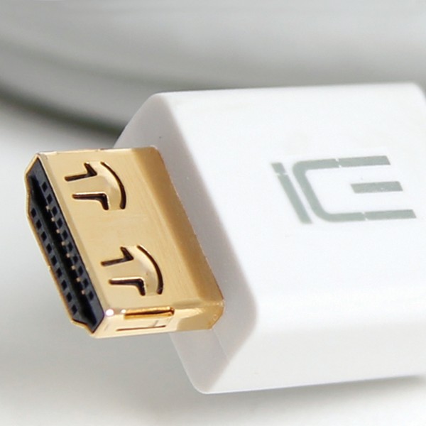 ICE Cable ICE-HDMI-S2-030 - HDMI Kabel S2 Serie - Installationskabel -  3 m - Weiß