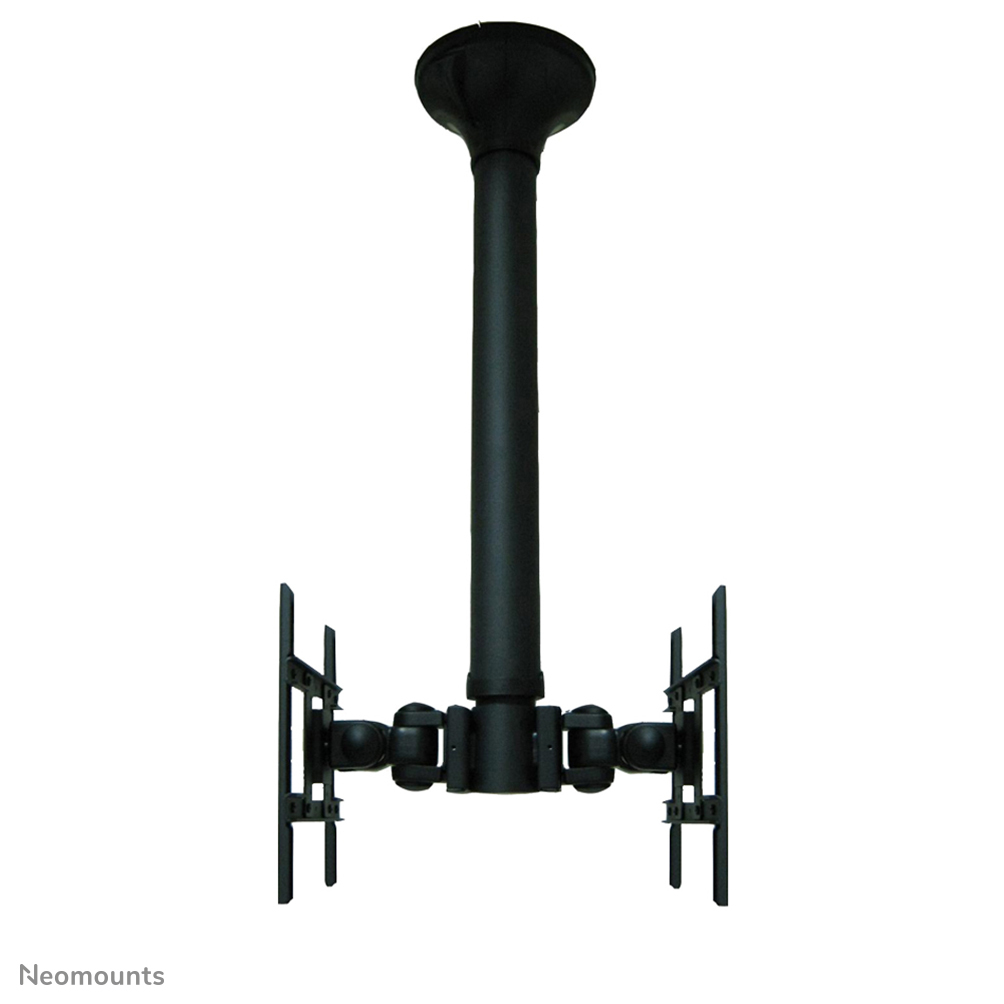 Neomounts FPMA-C200D - adjustable double-sided ceiling mount - 10-40 inch - VESA 200x200mm - up to 10kg per side - black
