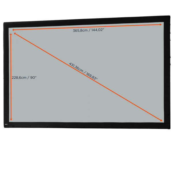 celexon screen fabric for Mobil Expert - 16:10 - BM 366 x 229 - rear projection