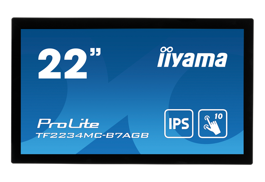 iiyama ProLite TF2234MC-B7AGB - 22 inch - 300 cd/m² - Full-HD - 1920x1080 pixel - Open Frame - 10 point - Touch Display