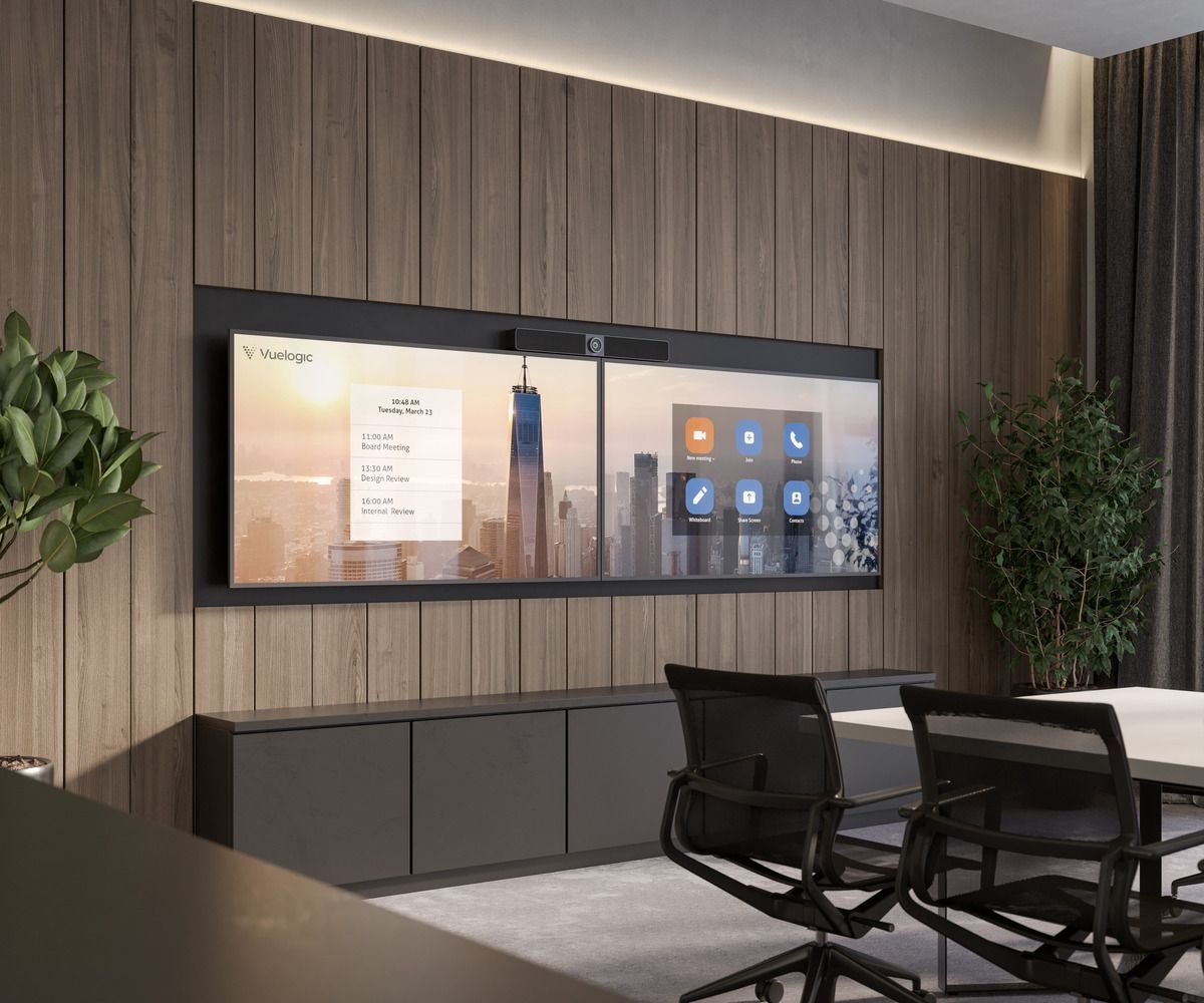 Vuelogic VB300 - UHD Videosoundbar - 8MP - All-in-One Kamera - BYOD/BYOM - Mikrofon und Lautsprecher - mittelgroße Räume - Schwarz