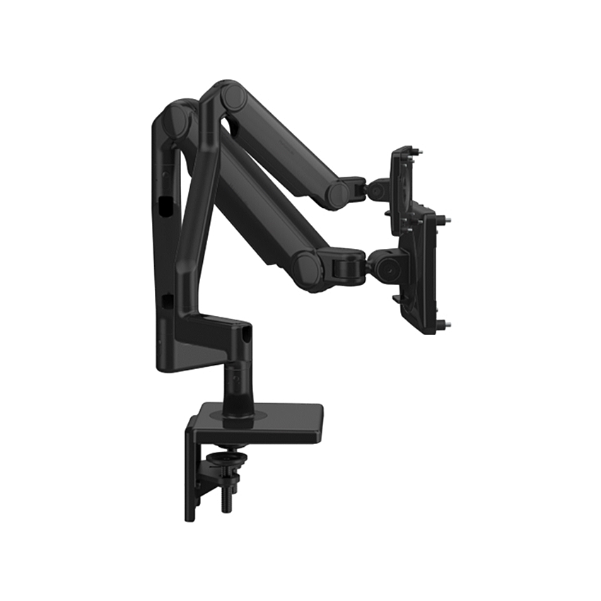 Humanscale X2NTNC2BMTBMTBNP - M/Flex M2.1 Monitorarm Befestigungskit mit Standard-Tischklemme - für 2 Displays - Schwarz