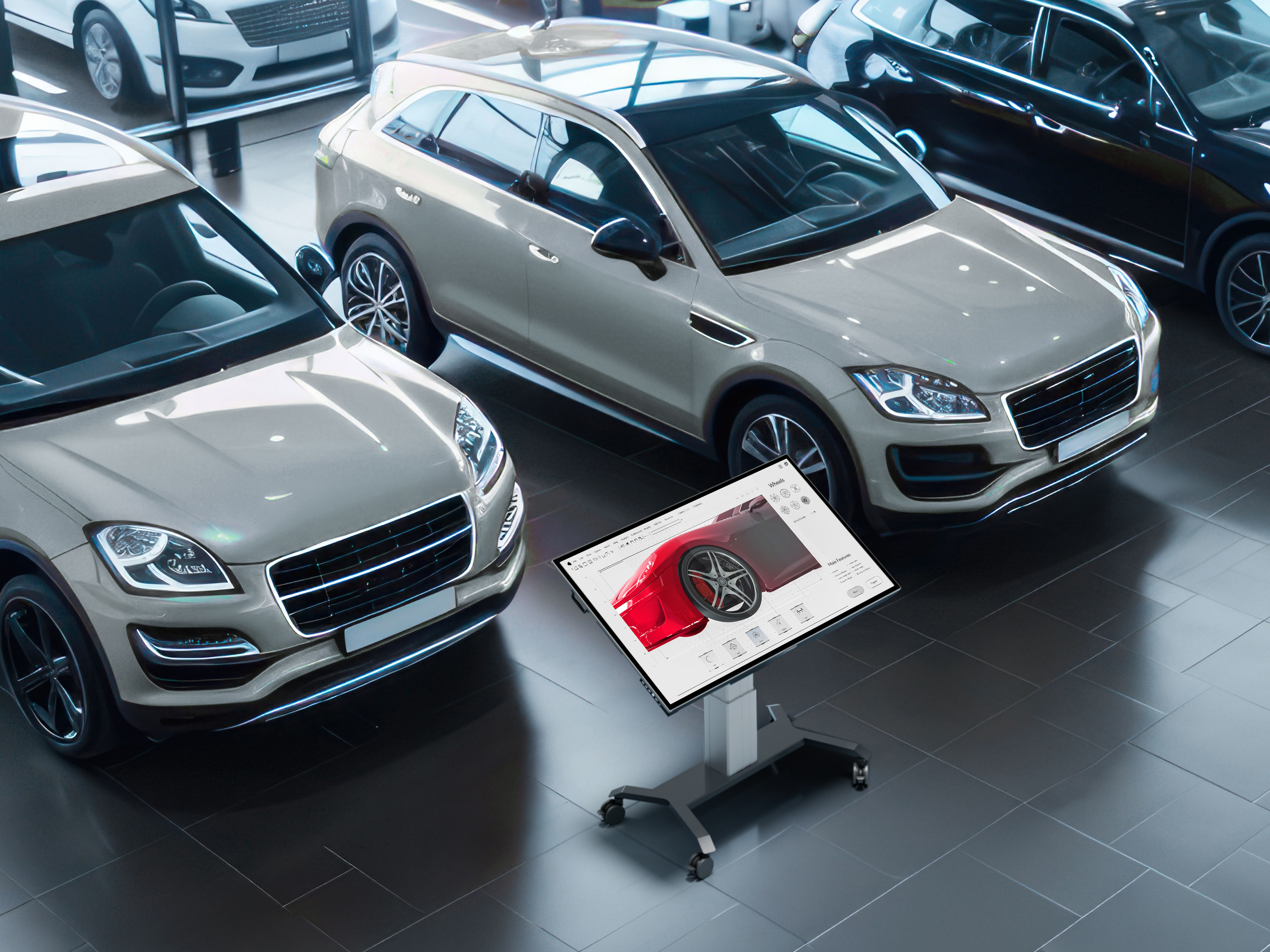 Kindermann TD-4065 - 65 Zoll - 600 cd/m² - 4K - Ultra-HD - 3840x2160 Pixel - 10 Punkt PCAP - Touchdisplay - Face Up geeignet