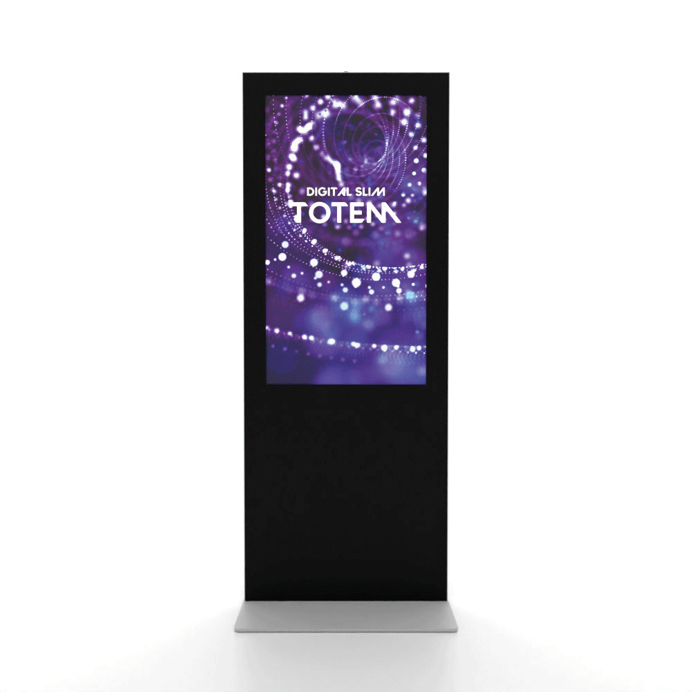 Digital Touch Infostele Slim - 50 inch - Samsung QM50C inch Signage Display - 500cd/m² - UHD - with Touch - Stele