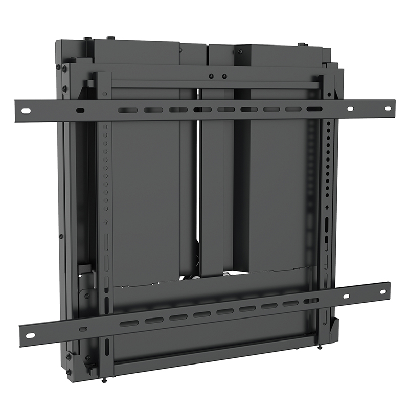 Hagor HP Counterbalanced Wall - height adjustable wall mount - panel principle - for displays 55 - 75 inch - 40 - 60 kg - VESA 800x400mm - Black