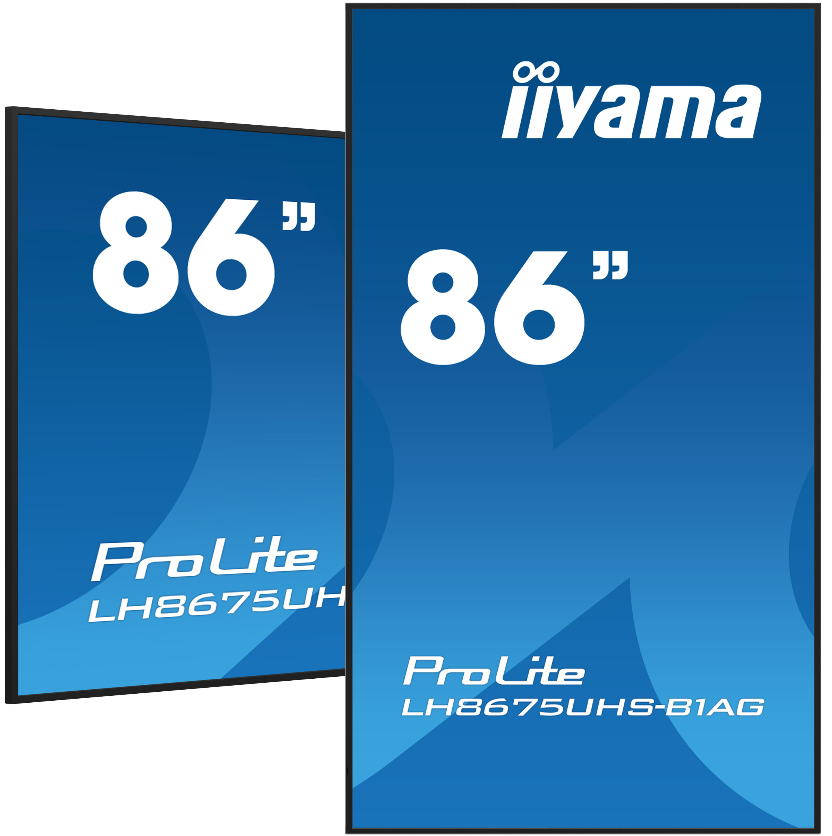 iiyama ProLite LH8675UHS-B1AG - 86 Zoll - 500 cd/m² - 4K - Ultra-HD - 3840x2160 Pixel - 24/7 - Android - Display - Schwarz