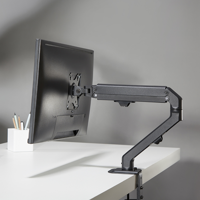 Hagor Easy Flex Single - full-motion desk mount - 17-27 inch - 2-7 kg - VESA 100x100mm - Black