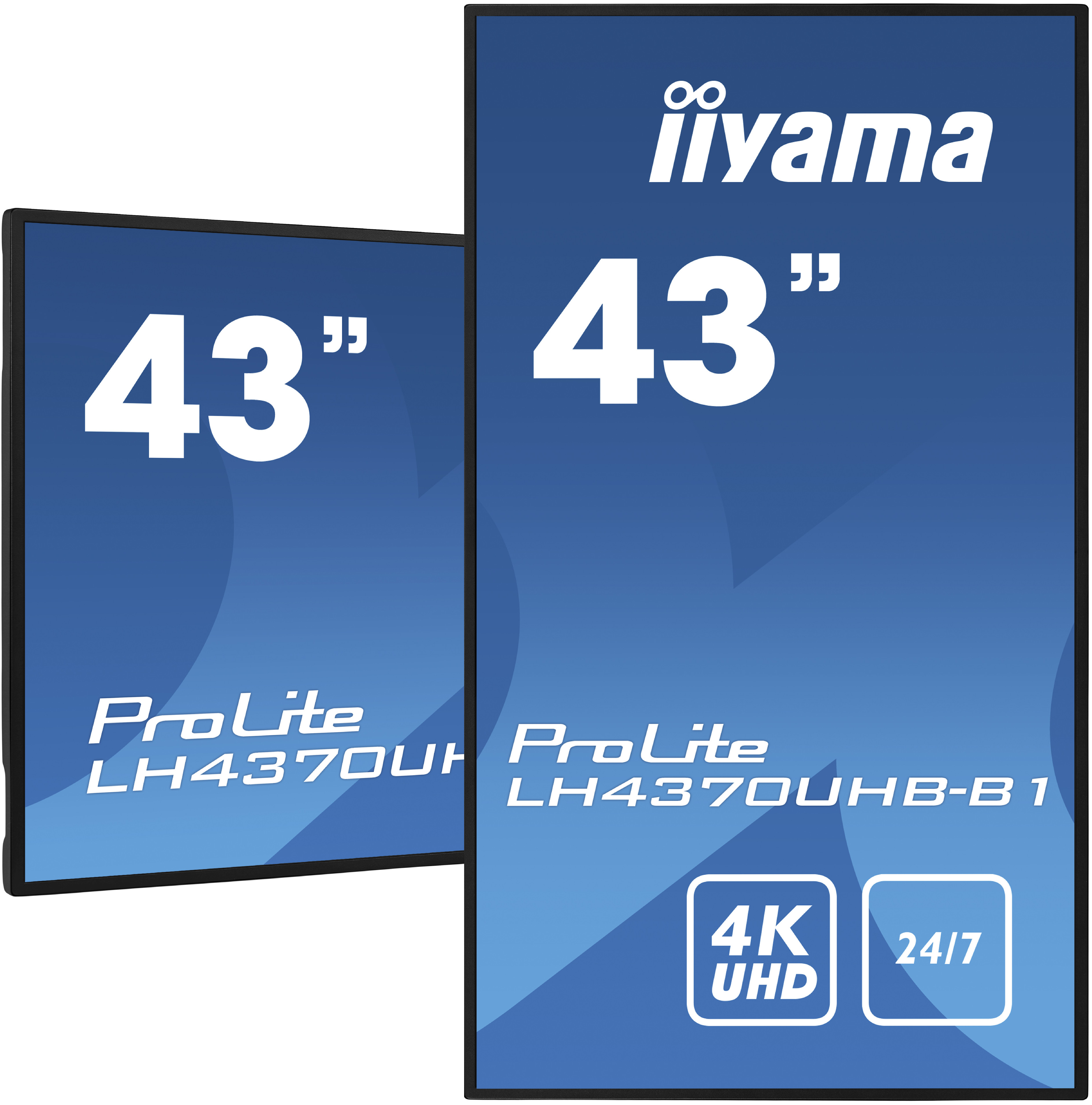 iiyama ProLite LH4370UHB-B1 - 43 Zoll - 700 cd/m² - Ultra-HD - 3840x2160 Pixel - 24/7 - Android 9 - Display