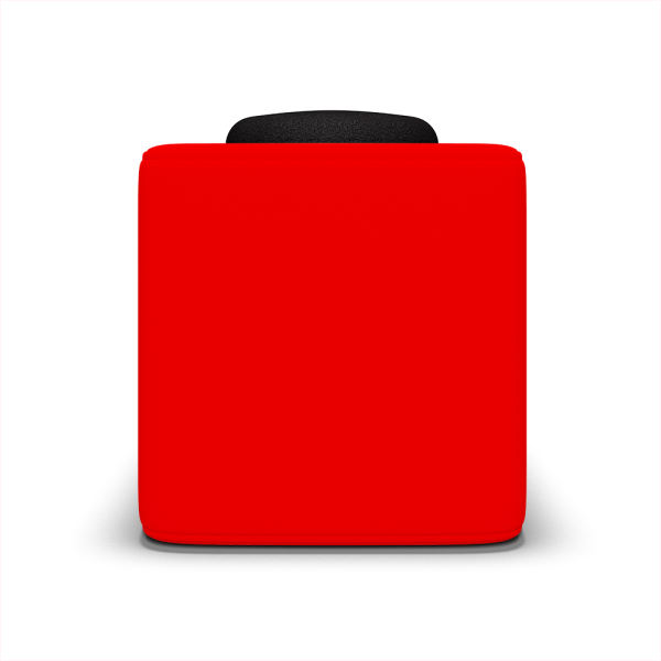 Catchbox Plus Bundle - 1 Cube Wurfmikrofon Rot - 1 Clip drahtloses Ansteckmikrofon Blaugrün - ohne Ladegeräte