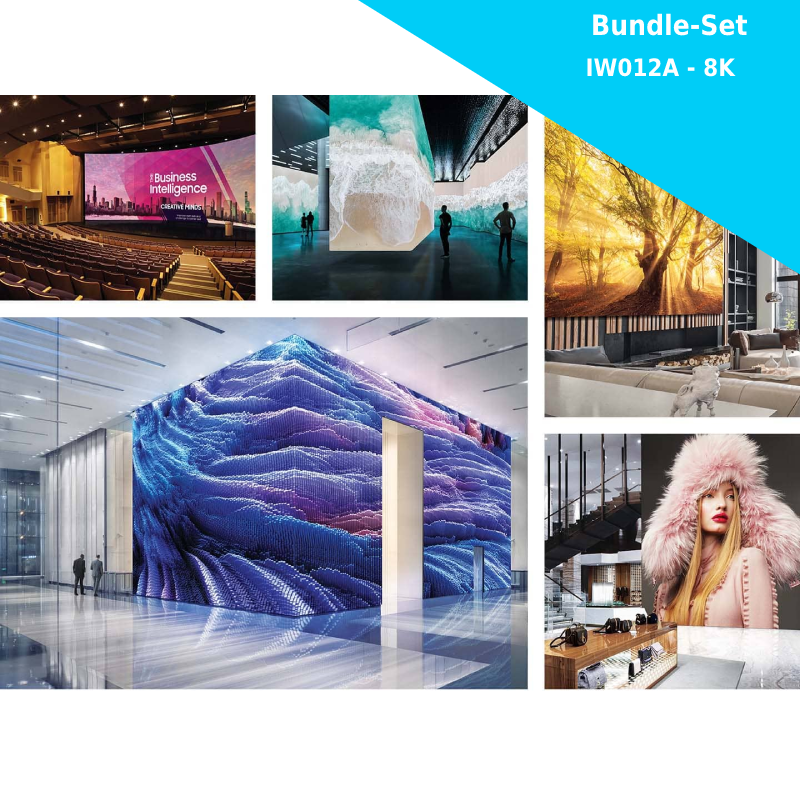 Samsung The Wall for Business IW012A - LED Bundle Complete Package 8K - 7680x4320 Pixel - 437 Inch - 1.26mm PP - incl. Bracket and Mounting Tool