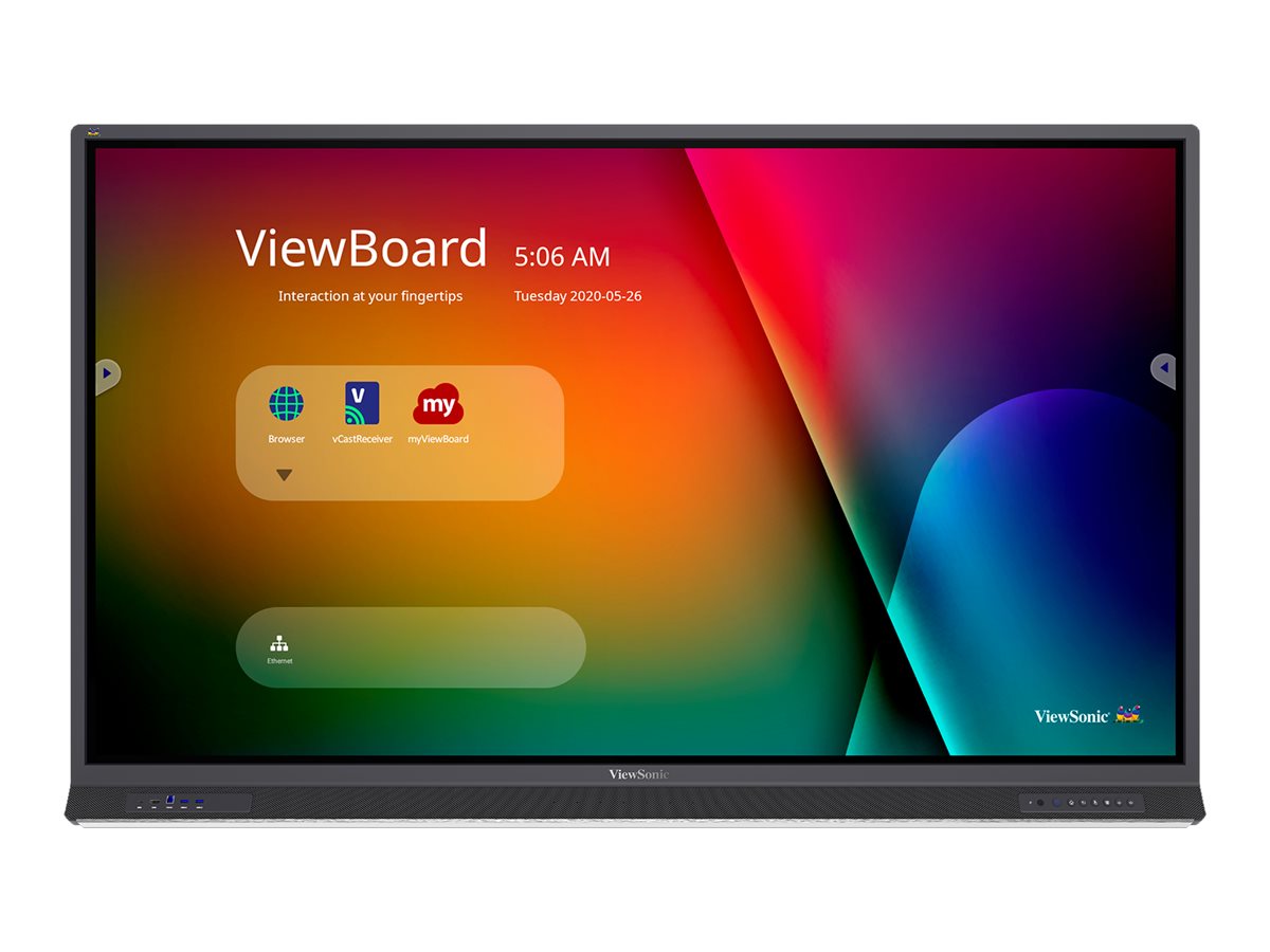 ViewSonic IFP7552-1A - 75 Zoll - 400 cd/m² - 4K - Ultra-HD - 3840x2160 Pixel - Android - 32GB - 33 Punkt - Touch Display