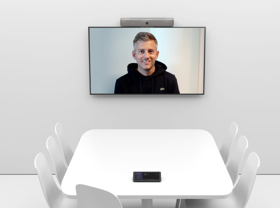 Neat Bar for Zoom and Microsoft Teams - All-in-One-Videokonferenzsoundbar mit Neat Pad Controller - kleine Räume
