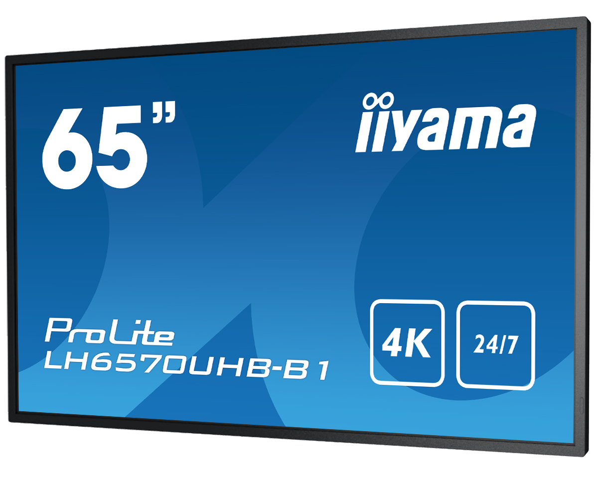 iiyama ProLite LH6570UHB-B1 - 65 inch - 700 cd/m² - Ultra-HD - 3840x2160 pixel - 24/7 - Android 9 - Display