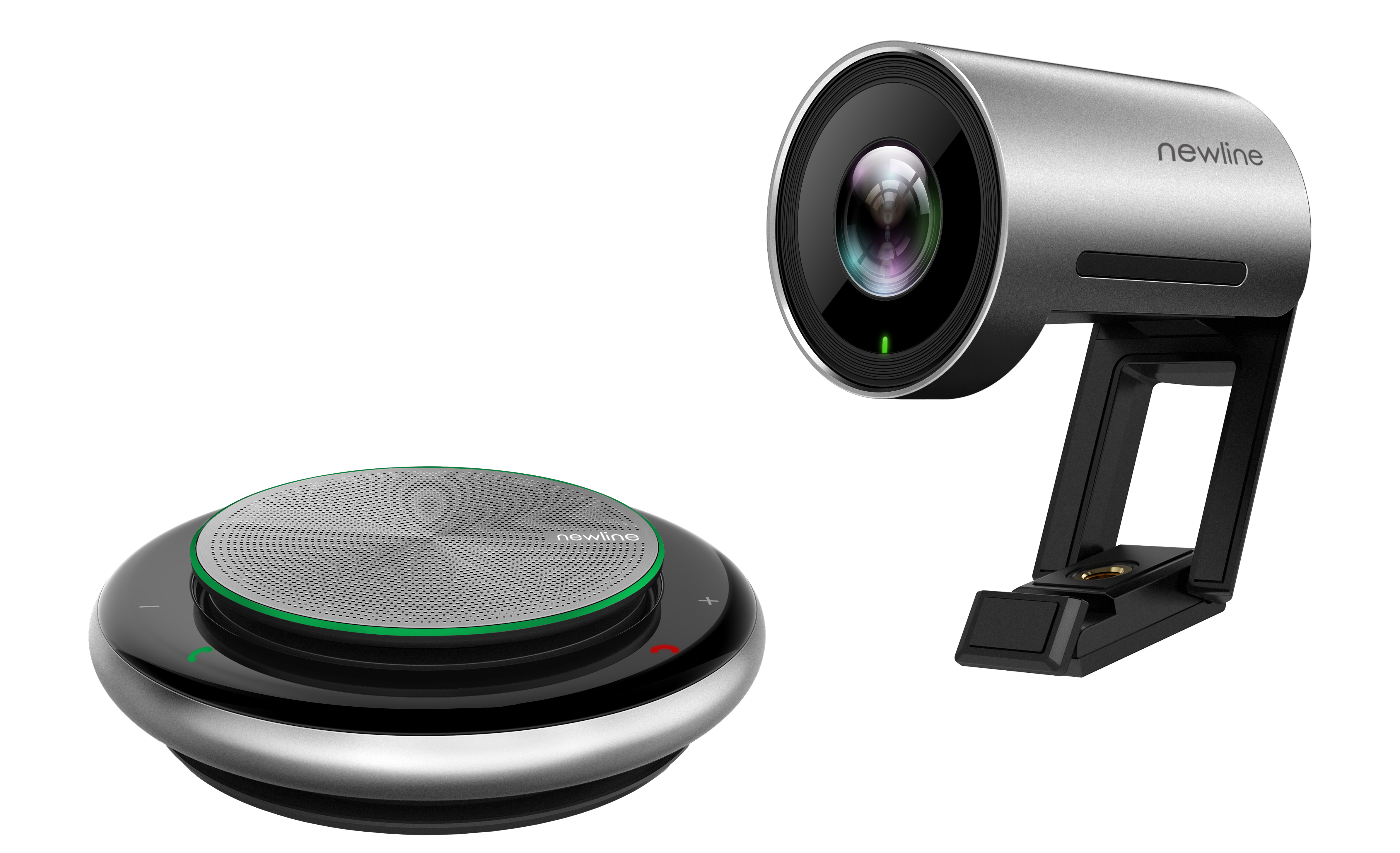 NewLine Meet Cam Set - 120° Ultra-HD USB Kamera + 360° Bluetooth Freisprecheinrichtung - kleine und mittelgroße Räume