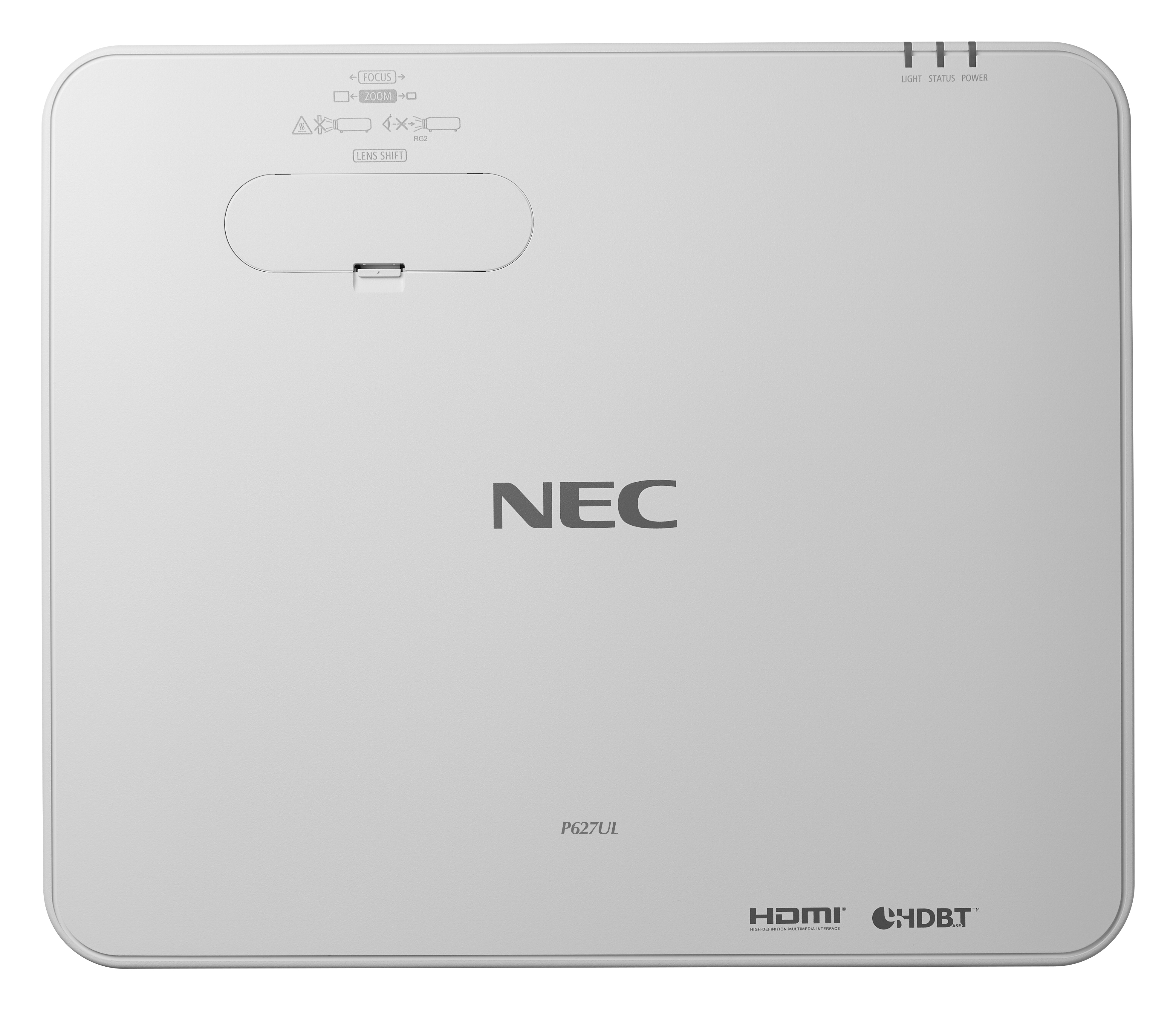 NEC P627UL - WUXGA - 6200 ANSI - Laser Projector - White