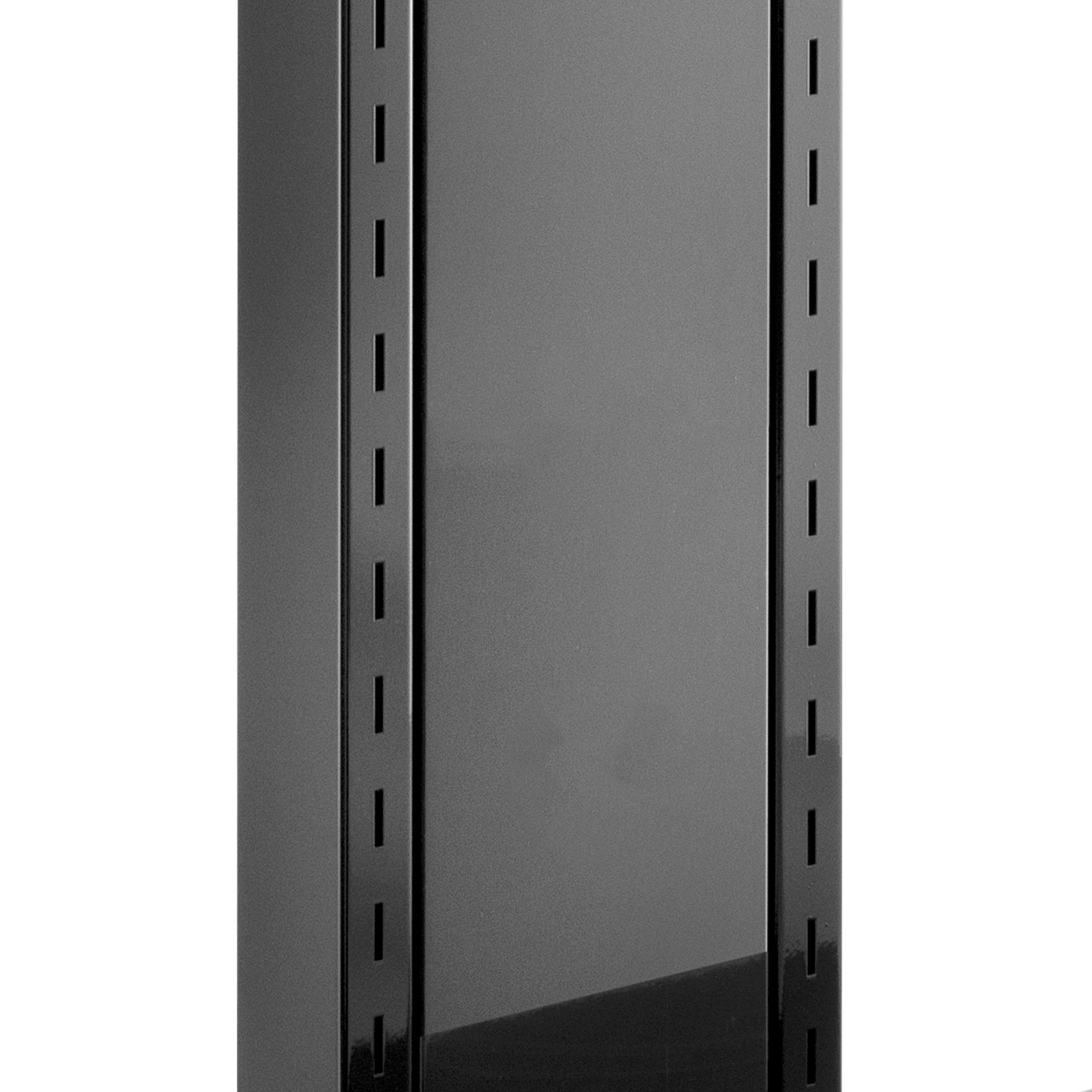 Hagor Info-Tower Dual XL - mobiles Standsystem - 55-65 Zoll - max. 2x 40 kg - VESA 600x400mm - Schwarz
