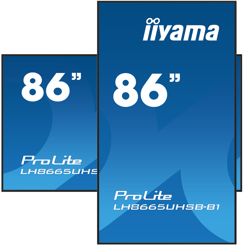 iiyama ProLite LH8665UHSB-B1 - 86 Zoll - 800 cd/m² - 4K - Ultra-HD - 3840x2160 Pixel - 24/7 - Android - Display