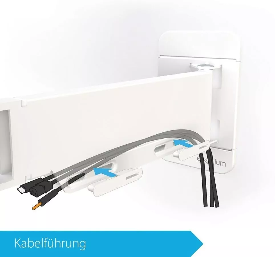 eXelium PM-XFlat-Neo25 - schwenk- und neigbare Wandhalterung - 32-55 Zoll - VESA 400x400mm - Weiß