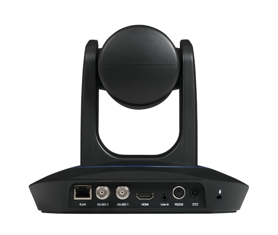 Die AVer PTC500S bietet zahlreiche Anschlussmöglichkeiten inkl. HDMI und 3G-SDI
