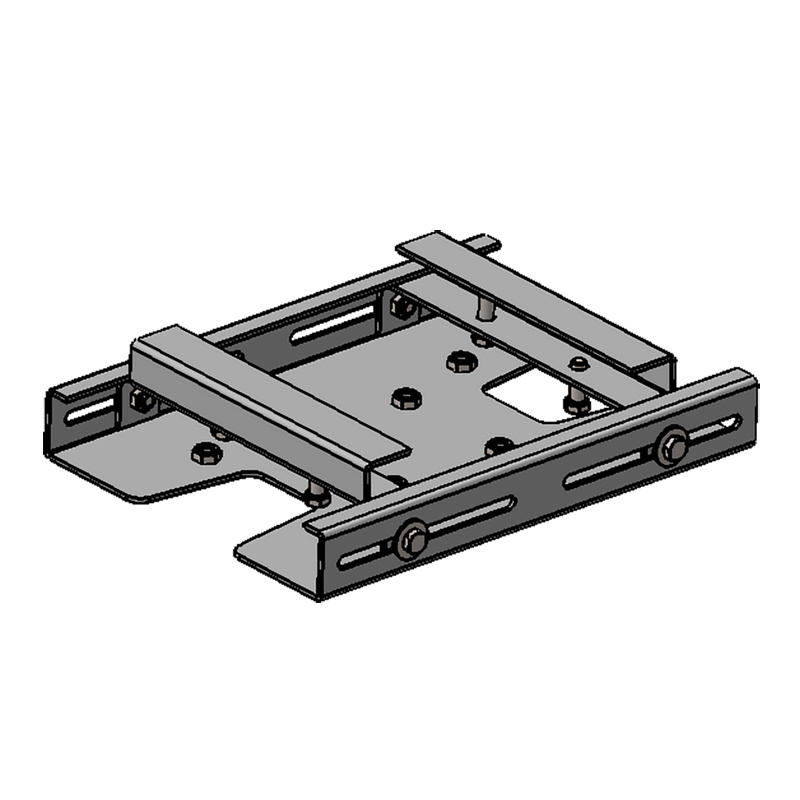 Hagor T-Träger-Adapter - passend für Deckenhalterungen der PLD- u. HA DH-Serie - Schwarz