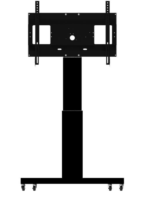 Conen SCETAVB - elektrisch höhenverstellbarer Rollwagen - 42-100 Zoll - 136kg - VESA 300x200-800x600 - Schwarz