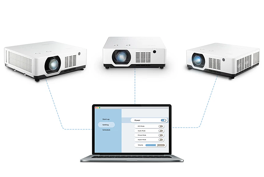 ViewSonic LSC651WU - WUXGA - 6500 ANSI - Laser - 3LCD - Installation projector - White