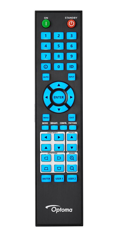 Optoma ZU820TST - WUXGA - 6900 Ansi - Laser - DLP - Installationsprojektor - Schwarz