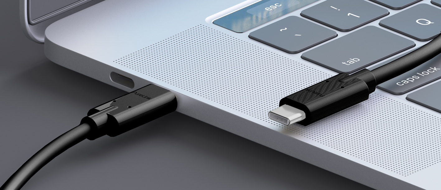 PureLink IS2611-005 - Premium USB 3.2 (Gen 2) USB-C auf USB-A-Kabel - 0,50m - Schwarz