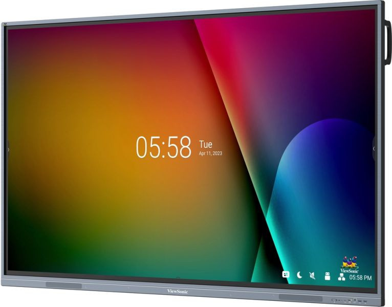 ViewSonic IFP8633-G - 86 Zoll - 400 cd/m² - 4K - Ultra-HD - 3840x2160 Pixel - Android - 40 Punkt - 128GB - Touch Display