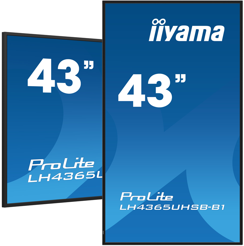 iiyama ProLite LH4365UHSB-B1 - 43 Zoll - 800 cd/m² - 4K - Ultra-HD - 3840x2160 Pixel - 24/7 - Android - Display