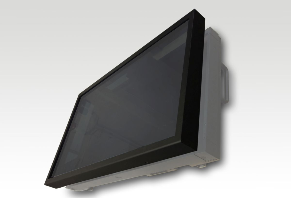 IR-Touchoverlay - 22 Zoll - 6 Touchpunkte - HID-fähig - ESG-Schutzglas - schwarz - für z.B. Samsung, LG, BenQ, NEC oder Philips