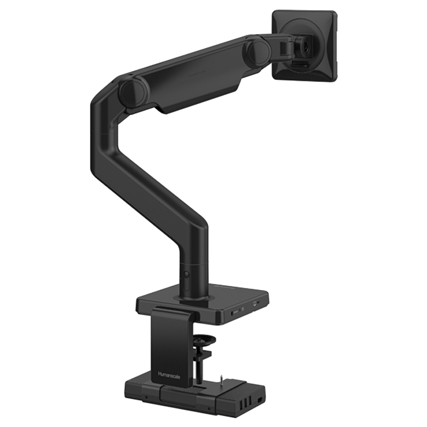 Humanscale M81M2-CBBTBEU - M8.1 monitor arm mounting kit - with M/Connect 2 docking station - for 1 display - black