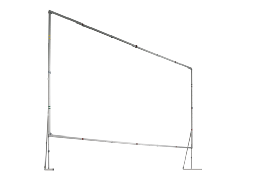 AV STUMPFL Monoblox 32 - mobile Leinwand - Faltrahmen BXS-AC286/R10 - 16:9 - 286 x 170 - Aufprojektion