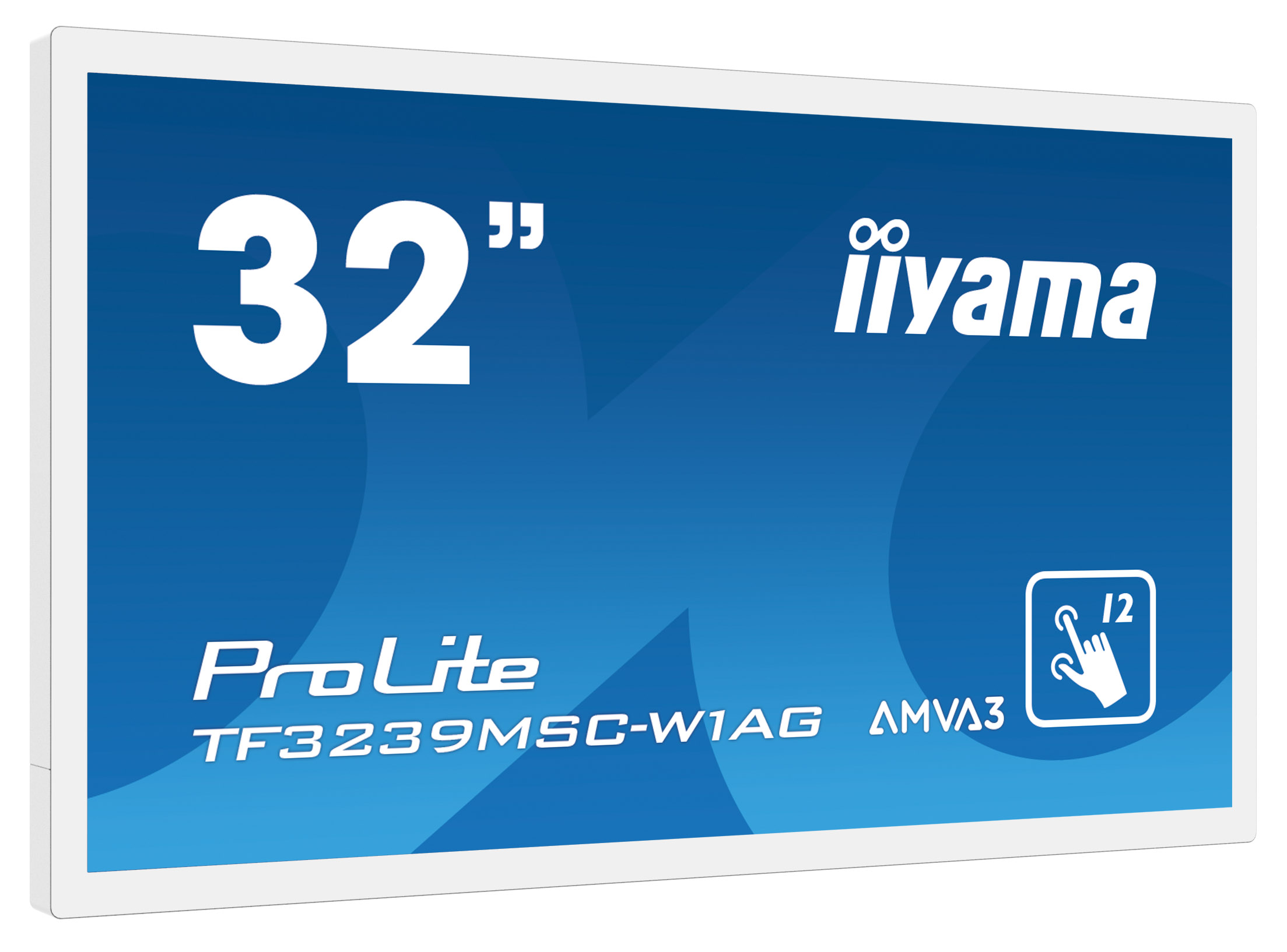 iiyama ProLite TF3239MSC-W1AG - 32 Zoll - 500 cd/m² - Full-HD - 1920x1080 Pixel - 24/7 - 12 Punkt - Touch Display - Weiss