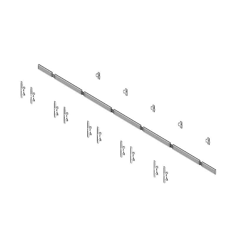 Hagor CPS MENUBOARD W5L - Wandhalterung - 5 x 46-65 Zoll - VESA 600x400mm - bis 250kg - Schwarz