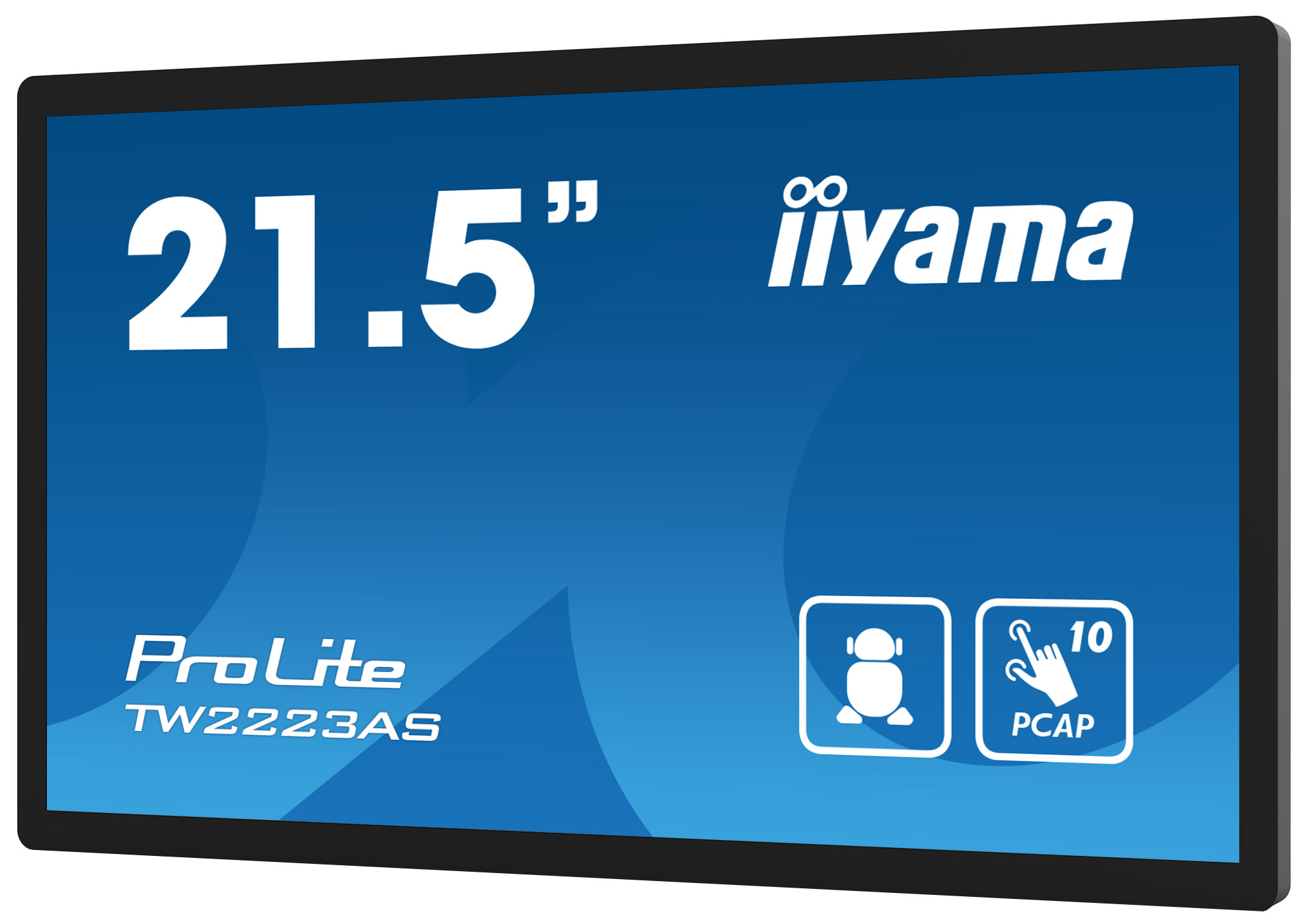 iiyama ProLite TW2223AS-B2 - 21.5 inch - 345 cd/m² - 1920x1080 pixels - Android 12 with GMS - WiFi - 10 point - touch display