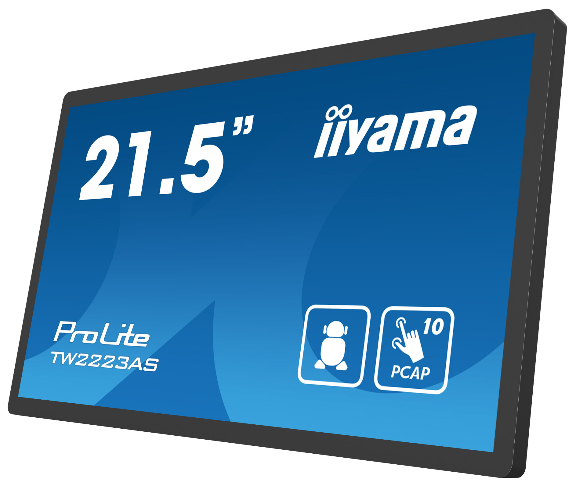 iiyama ProLite TW2223AS-B2 - 21.5 inch - 345 cd/m² - 1920x1080 pixels - Android 12 with GMS - WiFi - 10 point - touch display