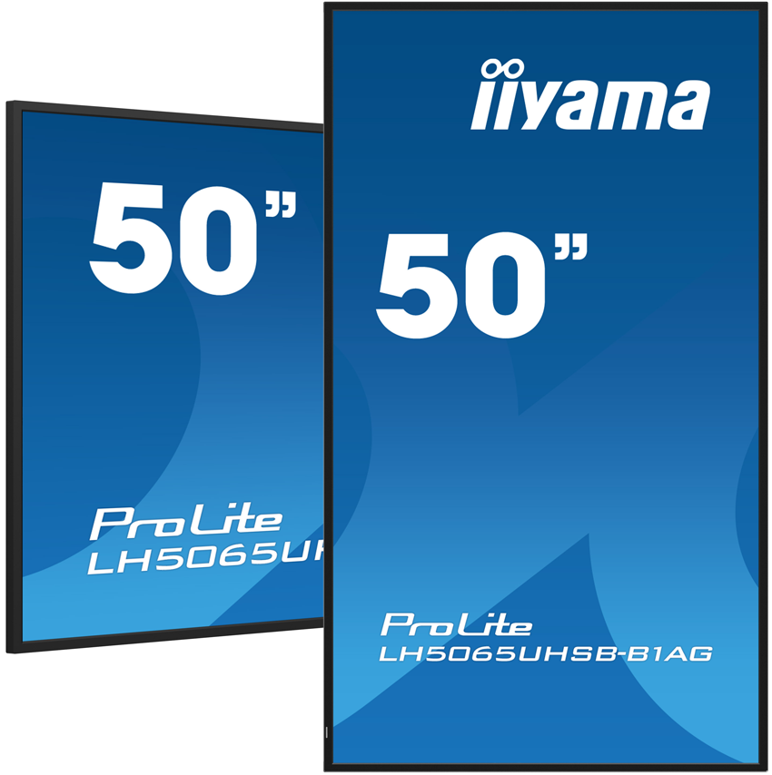 iiyama ProLite LH5065UHSB-B1AG - 50 inch - 800 cd/m² - 4K - Ultra-HD - 3840x2160 pixels - 24/7 - Android - Display - Black