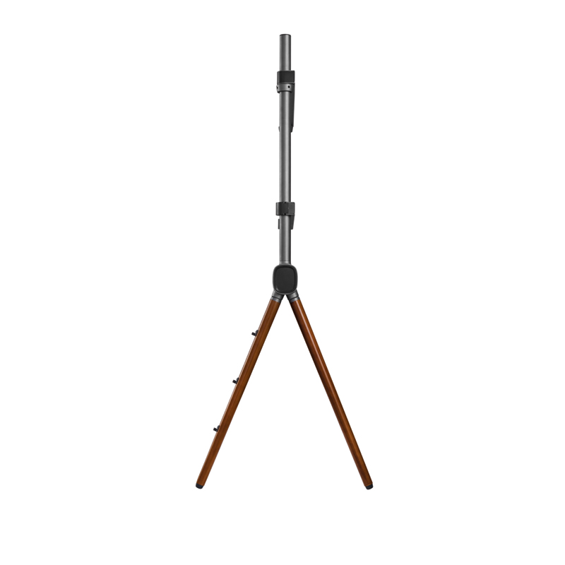 Hagor Elia Studio Shine Wood - Easel design stand system with LED - 40-70 inch - VESA 600x400mm - max. 40kg - dark grey/dark wood