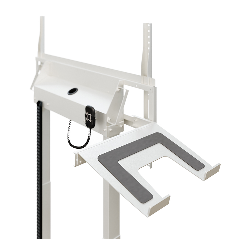 Hagor HP Twin Lift M-W - mobile, electrically height-adjustable lift system - 55-86 inch - VESA 900x600mm - up to 120kg - White