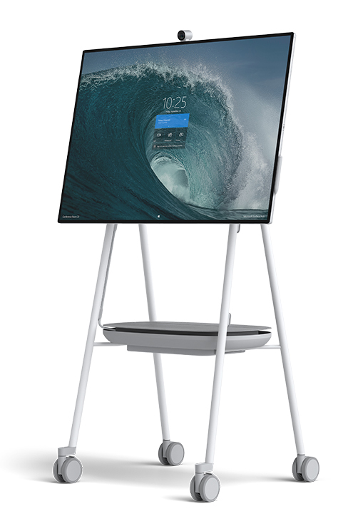Microsoft Surface Hub 2S 50,5 Zoll und Steelcase Roam Rollständer - Bundle