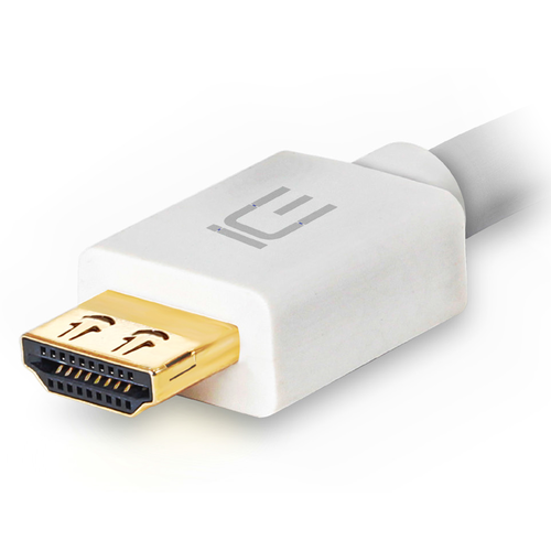 ICE Cable - HDMI Kabel S2 Serie - Installationskabel -  Weiß - 15,0m - ICE-HDMI-S2-150