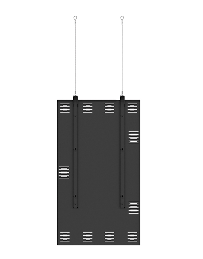 Hagor HP SHF OM55N-S - Drahtseilhalterung zur Deckenmontage - Seillänge max. 5 m - max. 25 kg - passend für Samsung OM55N-S Serie - Schwarz