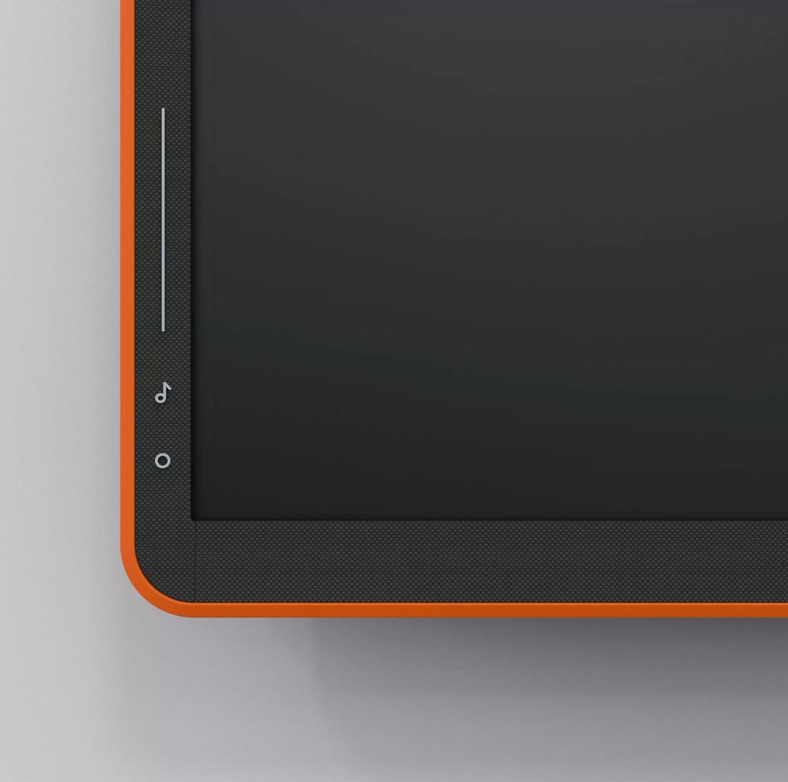 CTOUCH Canvas - 75 Zoll - 350 cd/m² - 4K - Ultra-HD - 3840x2160 Pixel - 20 Punkt - Touch Display - Schwarz / Regal Orange