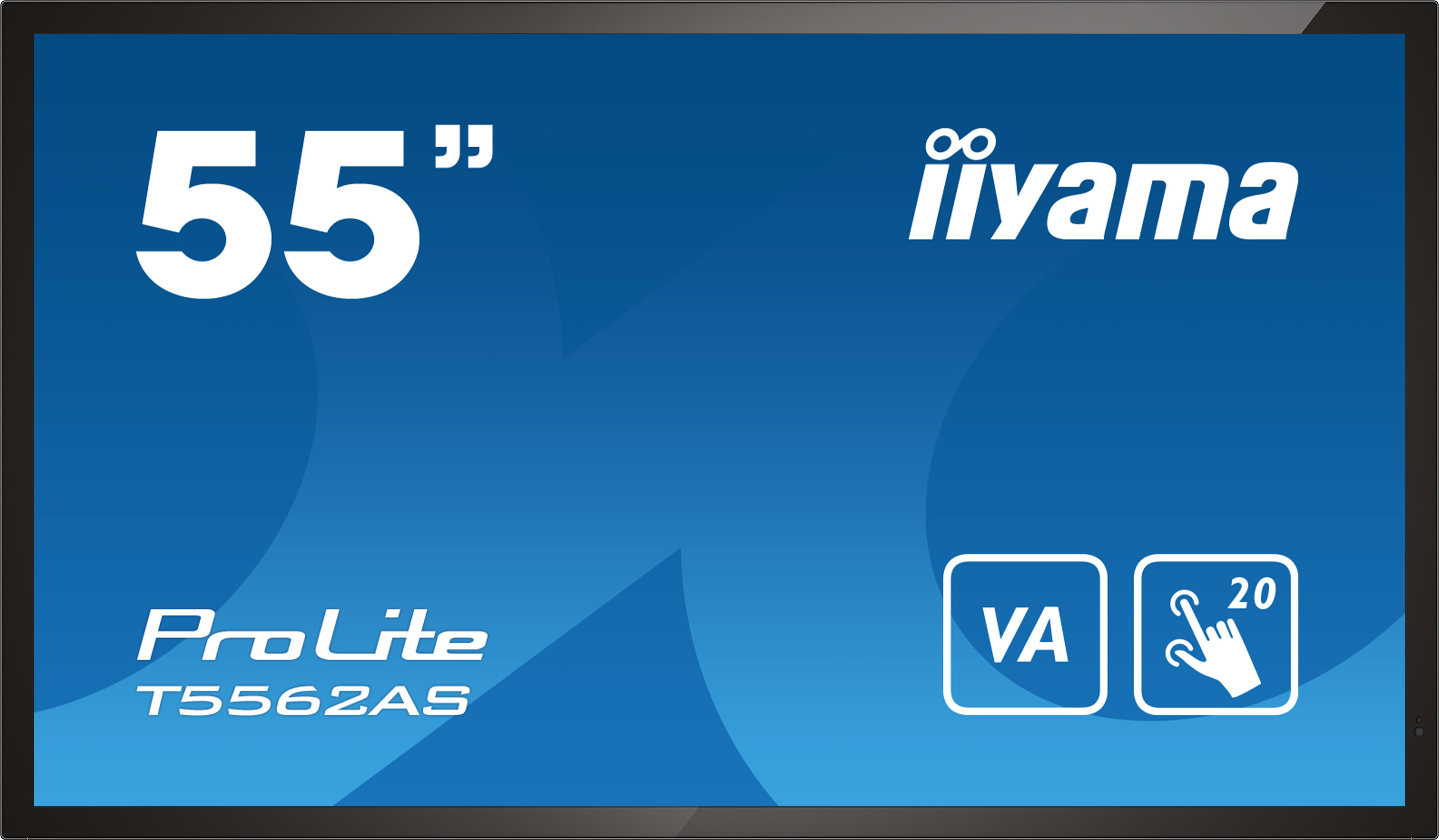 iiyama ProLite T5562AS-B1 - 55 Zoll - 500 cd/m² - Ultra-HD - 3840x2160 Pixel - 24/7 - 20 Punkt - Multitouch Display - Schwarz
